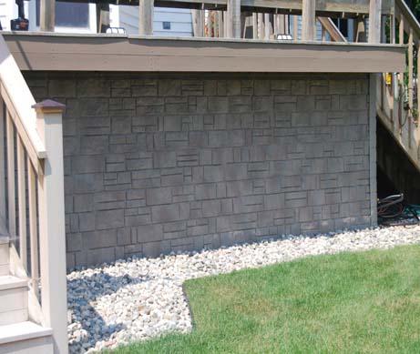 Foundry stone siding